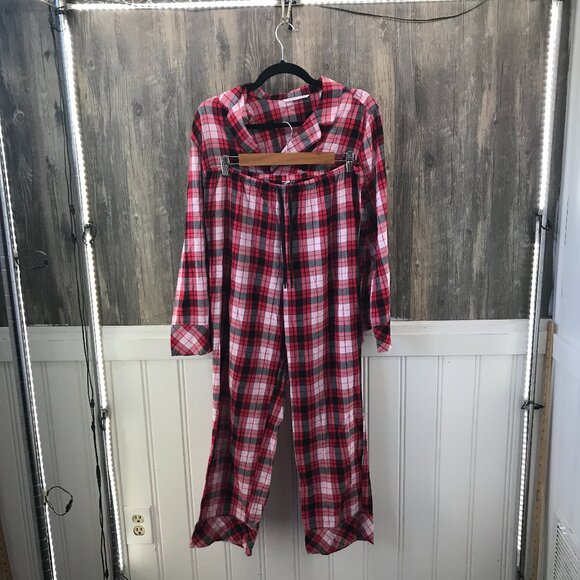 Victoria's Secret red plaid PJ set size L - Picture 1 of 6